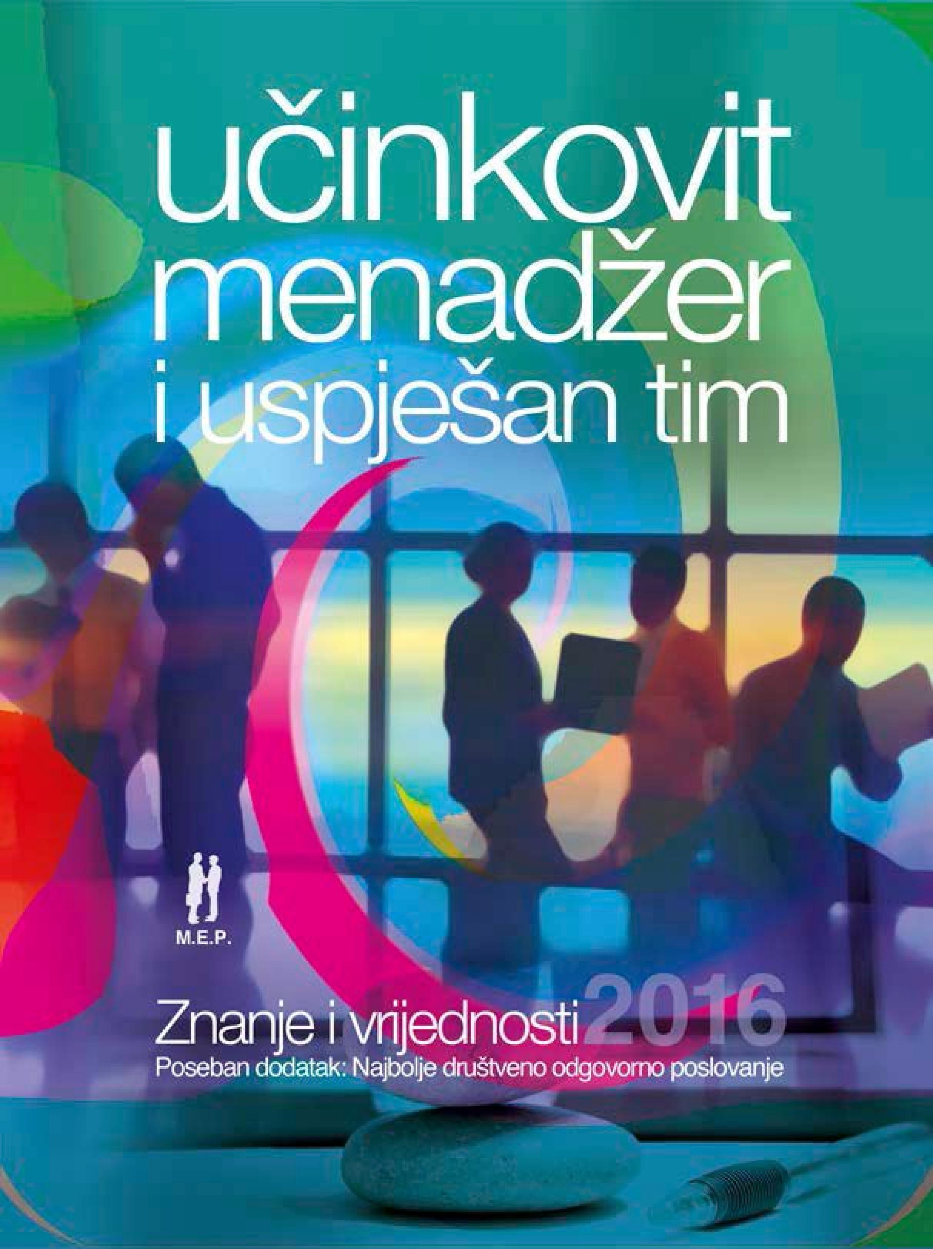 UČINKOVITI MENADŽER I USPJEŠNI TIM 2016